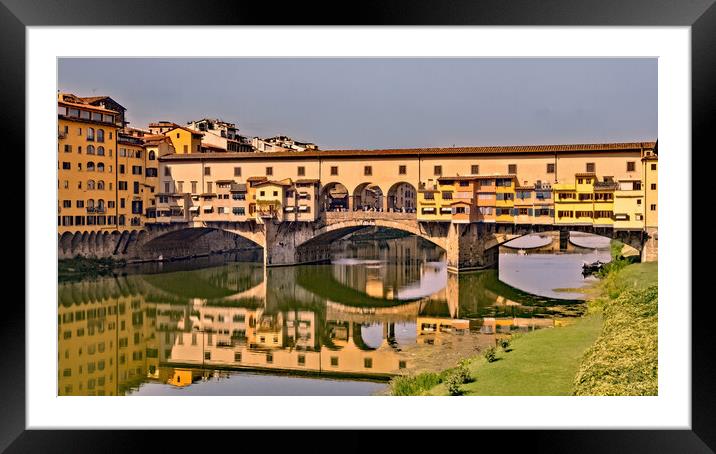 Ponte Vecchio Framed Mounted Print by Joyce Storey