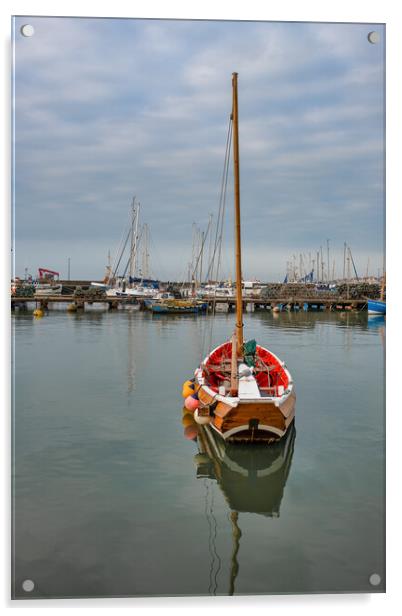 sail boat Acrylic by Alan Tunnicliffe