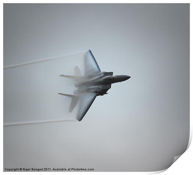 USAF F-15E Strike Eagle Print by Nigel Bangert