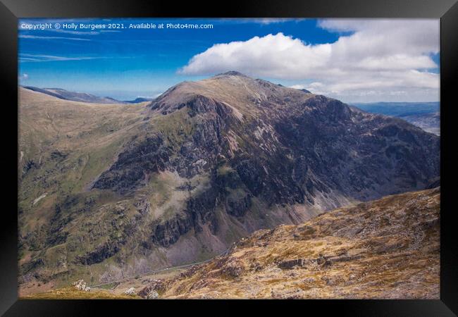 Wales's Pinnacle: Mount Snowdon Revealed Framed Print by Holly Burgess