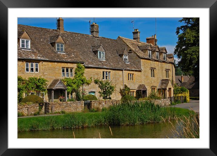 Lower Slaughter (2) Framed Mounted Print by Geoff Storey