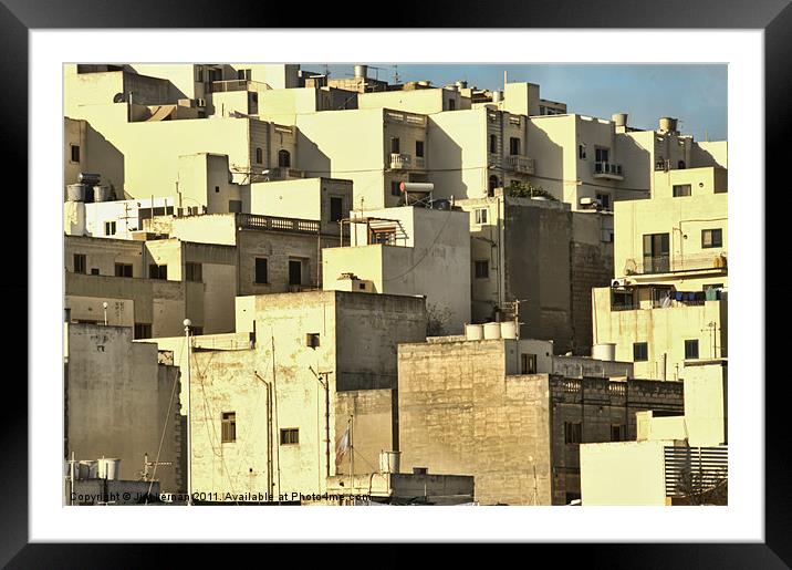 Living On Top Of Each Other Framed Mounted Print by Jim kernan