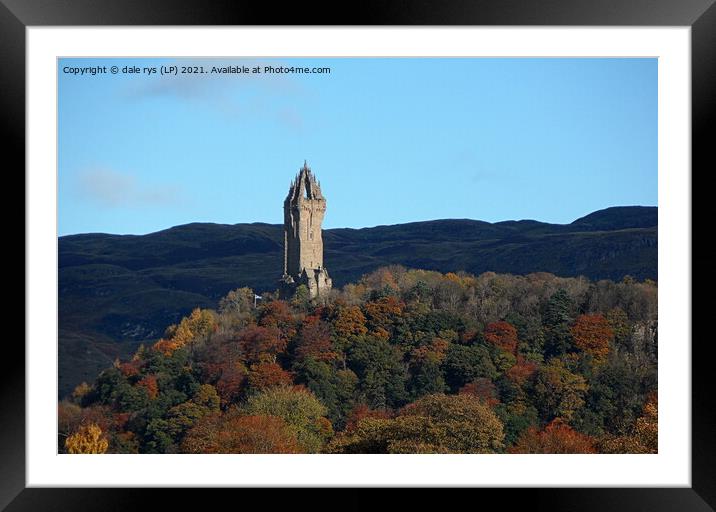WALLACE MONUMENT  Framed Mounted Print by dale rys (LP)