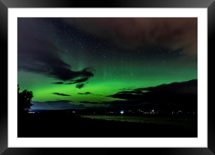 Aurora from Scotland Framed Mounted Print by Alan Simpson