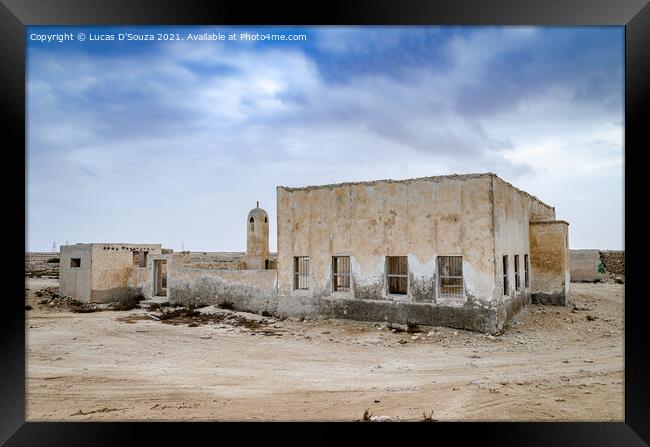 Ruins of an ancient fishing village Framed Print by Lucas D'Souza