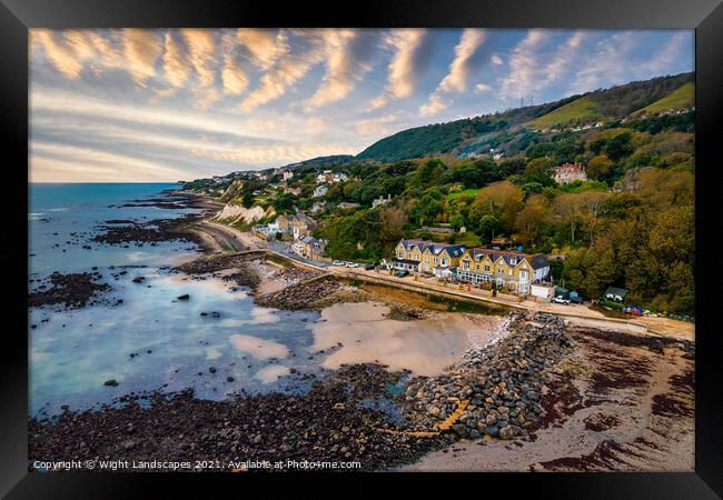 Bonchurch Isle Of Wight Framed Print by Wight Landscapes
