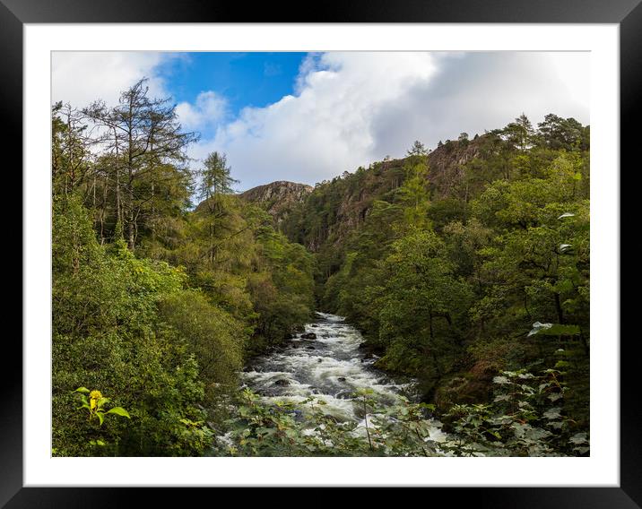 Aber Glaslyn Pass Framed Mounted Print by Jason Wells
