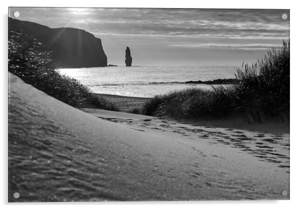 Sandwood Bay Acrylic by Derek Beattie