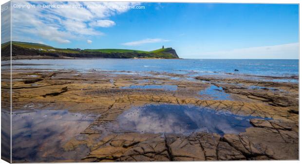 Kimmeridge Bay, Dorset Canvas Print by Derek Daniel