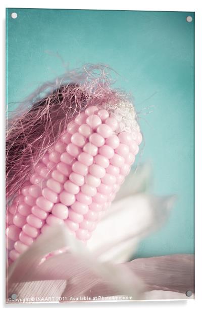 Pink Corn Acrylic by