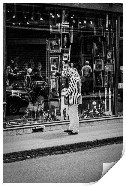 The Striped Jacket Print by Gerry Walden LRPS