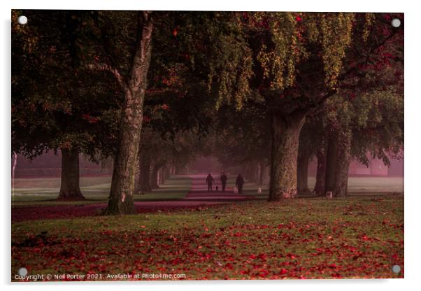 A walk in the park Acrylic by Neil Porter