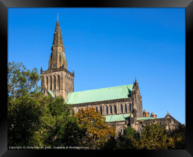 Glasgow Cathedral, or St. Mungos Cathedral in Glasgow, Scotland Framed Print by Chris Dorney