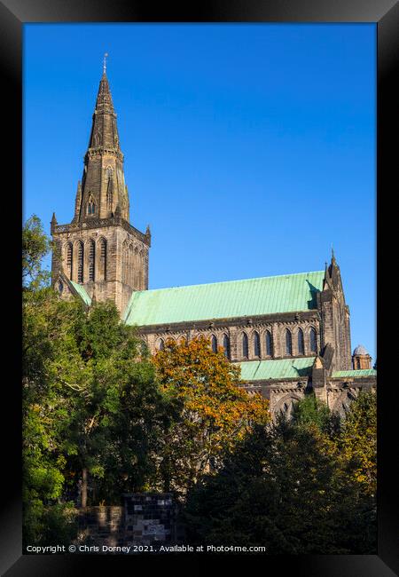 Glasgow Cathedral, or St. Mungos Cathedral in Glasgow, Scotland Framed Print by Chris Dorney