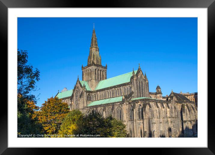 Glasgow Cathedral, or St. Mungos Cathedral in Glasgow, Scotland Framed Mounted Print by Chris Dorney
