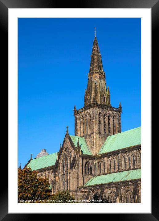 Glasgow Cathedral, or St. Mungos Cathedral in Glasgow, Scotland Framed Mounted Print by Chris Dorney