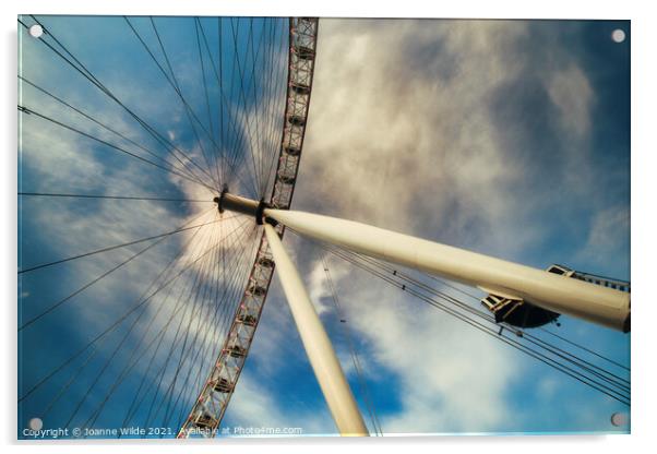 London Eye Acrylic by Joanne Wilde
