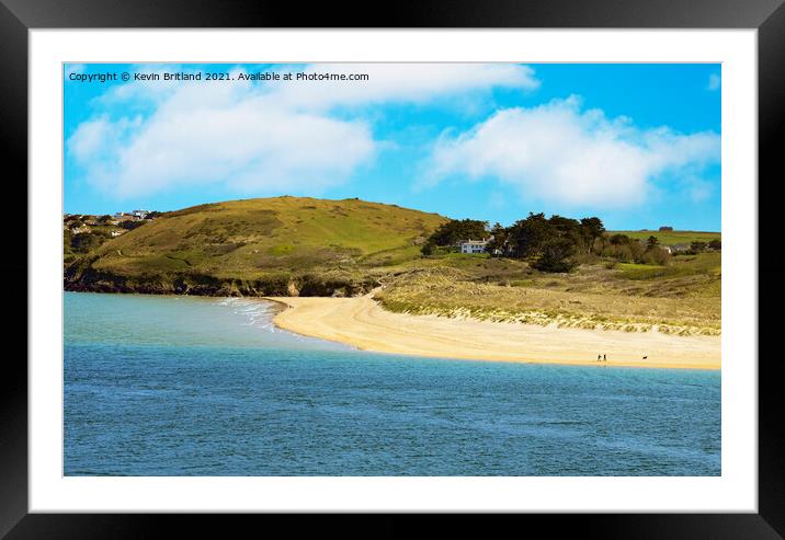 The view from padstow Framed Mounted Print by Kevin Britland