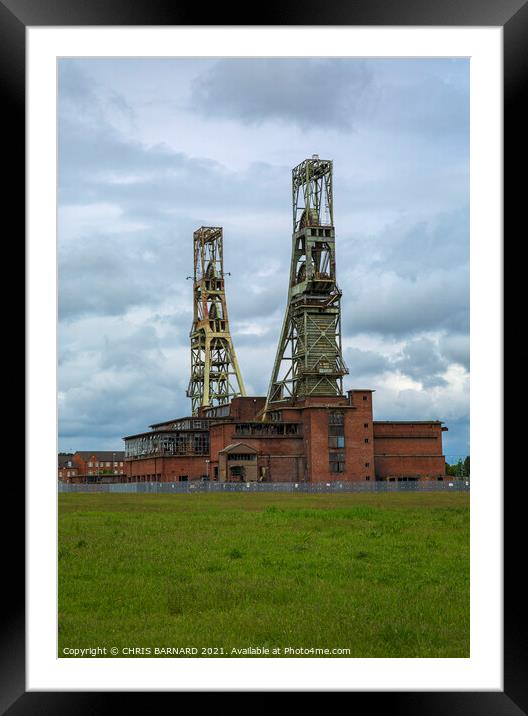 Clipstone Colliery Framed Mounted Print by CHRIS BARNARD