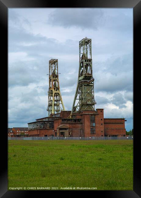 Clipstone Colliery Framed Print by CHRIS BARNARD