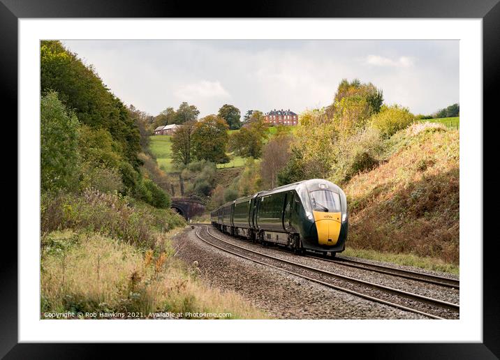 Autumn at Whiteball Framed Mounted Print by Rob Hawkins