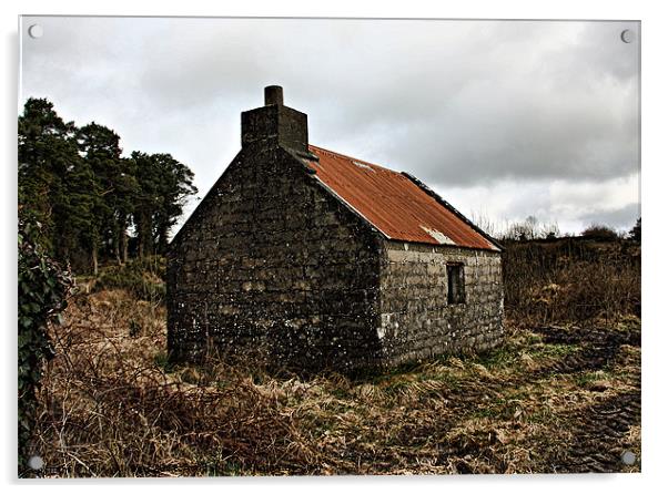 Forgotten House , Ireland Acrylic by julie williams