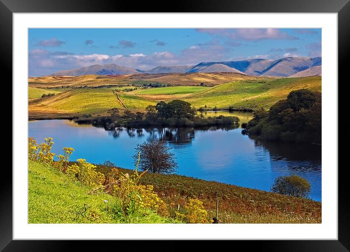 Killington Lake Services, Cumbria Framed Mounted Print by Geoff Storey