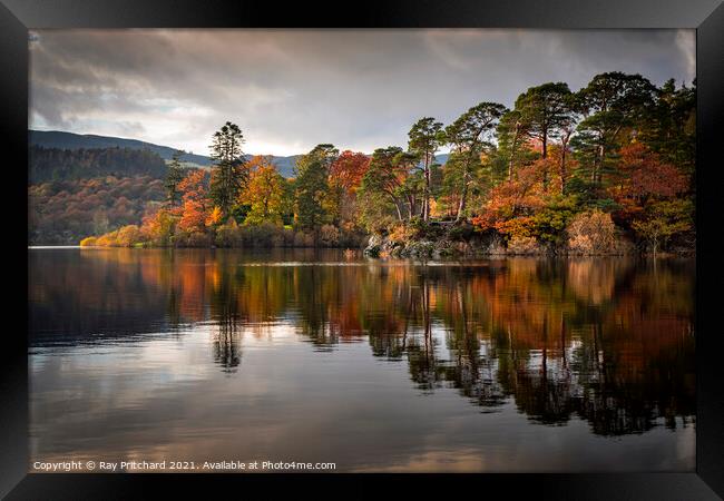 Friars Crag in Autumn Framed Print by Ray Pritchard