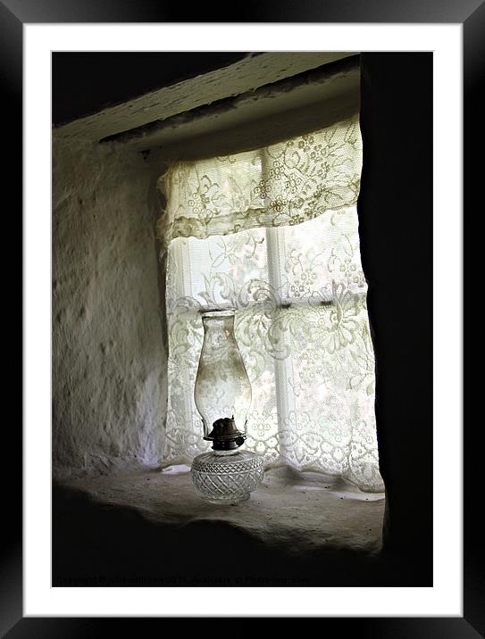WIndow Light Framed Mounted Print by julie williams