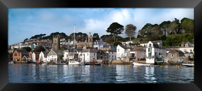 Fowey Harbour offices  Framed Print by Steve Taylor