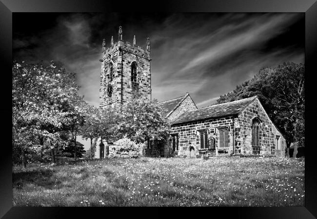 St Michael's Church, Emley   Framed Print by Darren Galpin