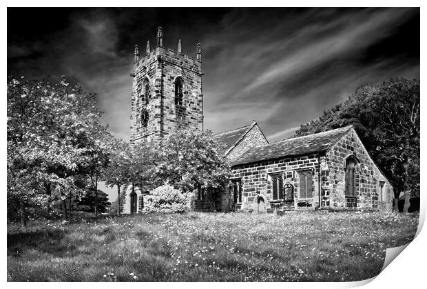 St Michael's Church, Emley   Print by Darren Galpin
