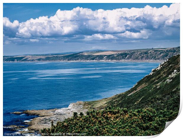 Serenity of Whitsand Bay Print by Roger Mechan