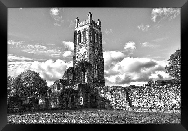 The Abbey Tower Framed Print by Grant Paterson