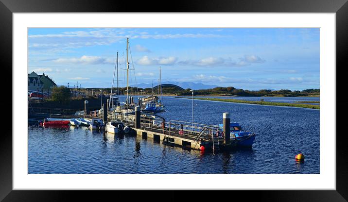 Irvine harbour Framed Mounted Print by Allan Durward Photography