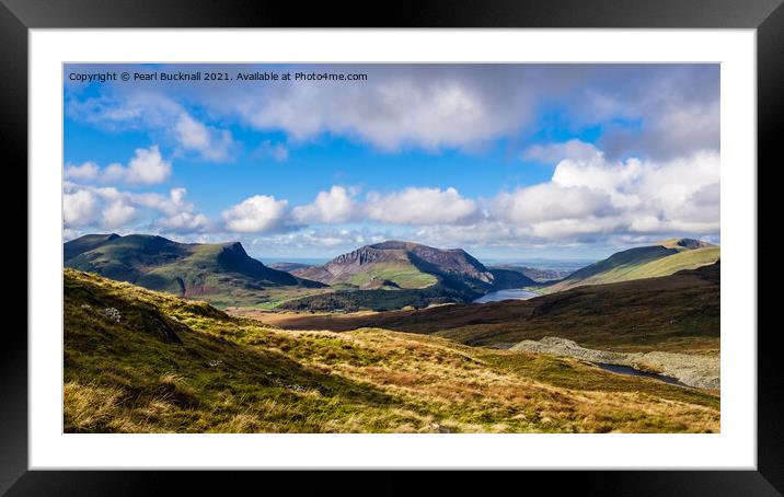 Snowdonia Landscape Wales Framed Mounted Print by Pearl Bucknall