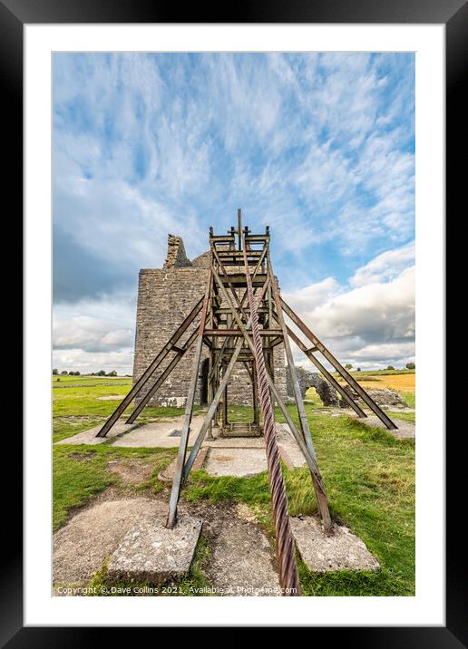 Magpie Mine near Sheldon in the Peak District, Derbyshire, England Framed Mounted Print by Dave Collins