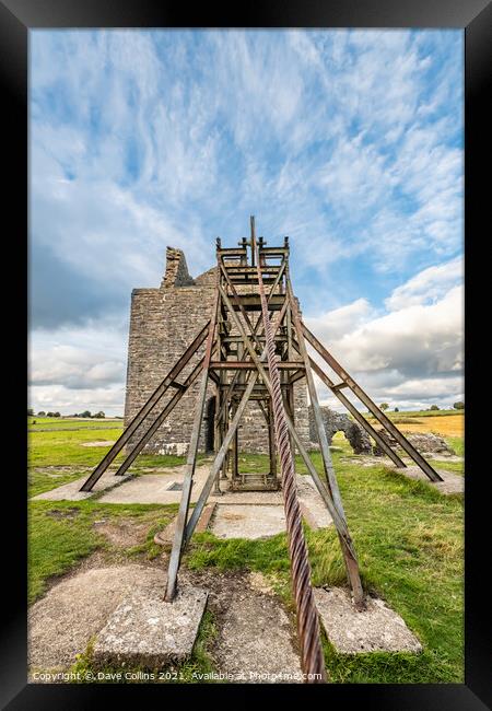 Magpie Mine near Sheldon in the Peak District, Derbyshire, England Framed Print by Dave Collins