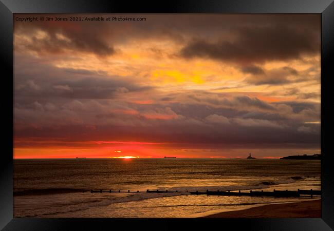 The Colours of Sunrise Framed Print by Jim Jones