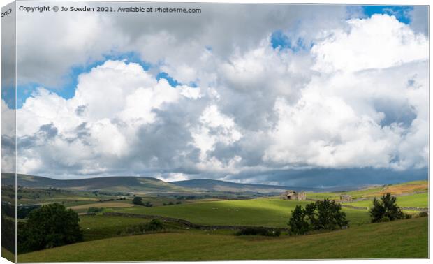 Yorkshire Dales Canvas Print by Jo Sowden