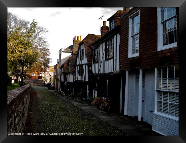 Chuch Square in Rye  Framed Print by Mark Ward