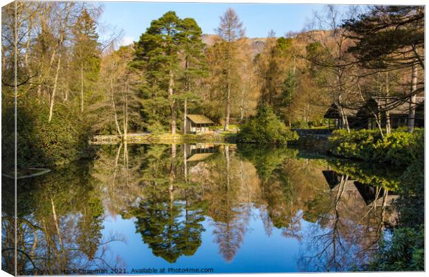 Hobsons Tarn Reflections, Langdale, Cumbria Canvas Print by Photimageon UK