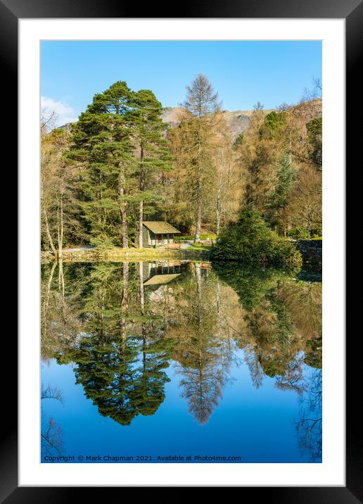 Hobsons Tarn Reflections, Langdale, Cumbria Framed Mounted Print by Photimageon UK