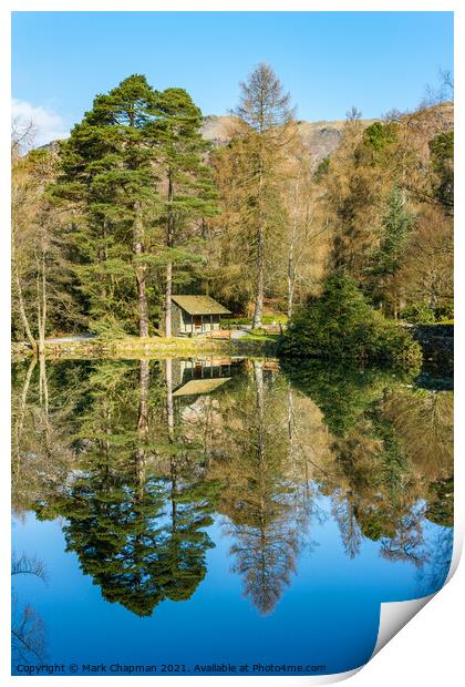 Hobsons Tarn Reflections, Langdale, Cumbria Print by Photimageon UK