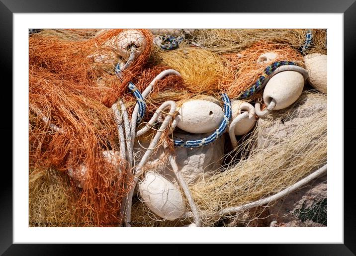 Going Fishing Framed Mounted Print by Angela Lee