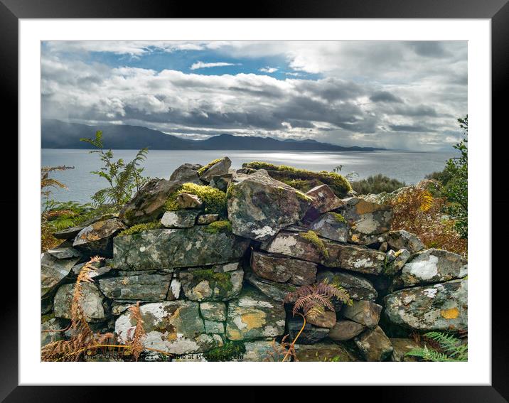 Letterfura ruins, Isle of Skye Framed Mounted Print by Photimageon UK