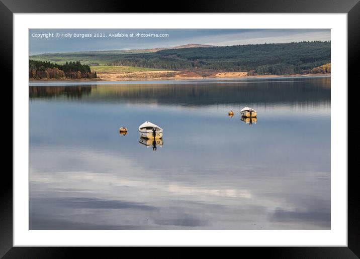 Kielder, Forest,Home to England's largest forest and the biggest man-made lake in Northern Europe, Kielder Water & Forest Park is a playground for cyclists, walkers Framed Mounted Print by Holly Burgess