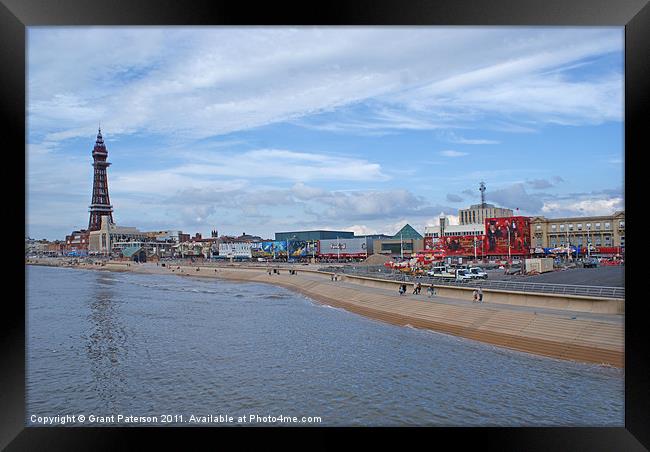 Blackpool Seafront Framed Print by Grant Paterson