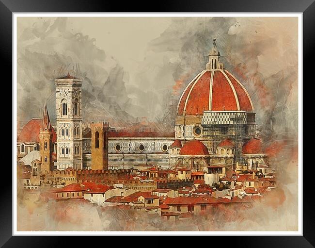 Florence Cathedral Duomo Framed Print by Brian Tarr