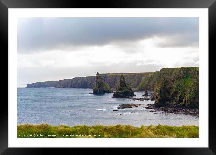 The Beautiful  Stacks of Duncansby Framed Mounted Print by Lrd Robert Barnes